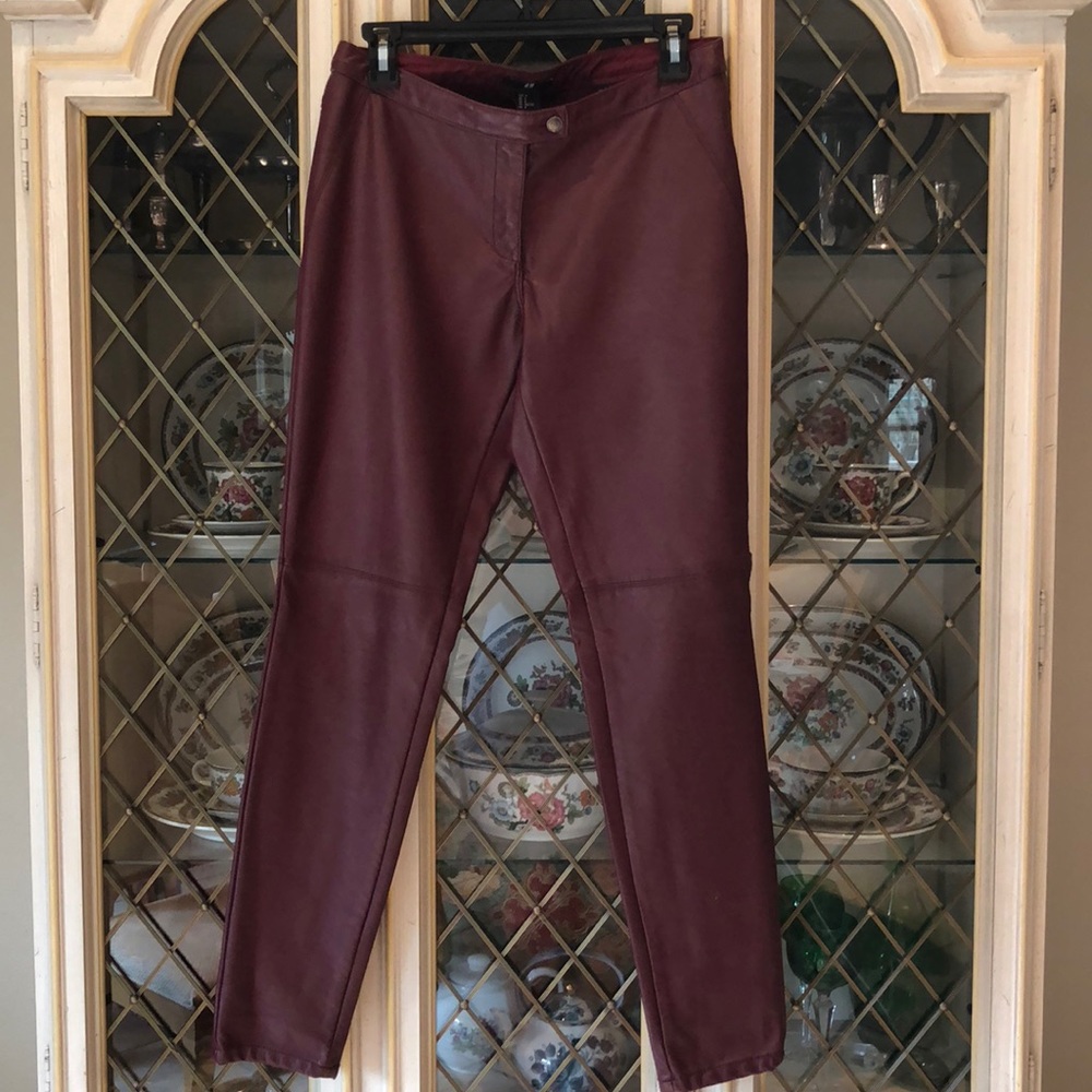 H&M Imitation leather pant
